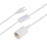 Светильник для растений ЭРА FITO-Holder E27 1.5 м с проводом и выключателем для фитоламп