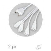 Разветвитель сетевой для FITO светильников ЭРА 4х IEC C7 2pin 2m подключения 4 светильников