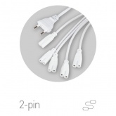 Разветвитель сетевой для FITO светильников ЭРА 5х IEC C7 2pin 2m подключения 5 светильников