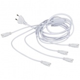 Разветвитель сетевой для FITO светильников ЭРА 5х IEC C5 3pin 2m подключения 5 светильников