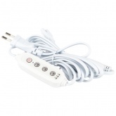 Разветвитель сетевой для FITO светильников ЭРА 3х IEC C7 3pin 2m+timer на 3 точки с таймером 4/8/12h