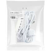 Разветвитель сетевой для FITO светильников ЭРА 3х IEC C7 2pin 2m+timer на 3 точки с таймером 4/8/12h