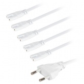 Разветвитель сетевой для FITO светильников ЭРА 5х IEC C7 2pin 2m+timer на 5 точек с таймером 4/8/12h