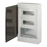 Шкаф мультимедийный комбинированный навесной ЭРА MultiBox bs-24s 2x12 модулей пластиковый IP41