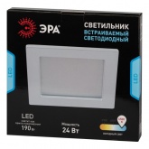 Светильник светодиодный квадратный ЭРА LED 2-24-4K 24W 220V 4000K 5055398685303