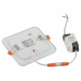 Светильник светодиодный квадратный ЭРА LED 2-6-6K 6W 6500K 220V (5055398685372)