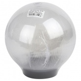 Светильник садово-парковый ЭРА НТУ 02-60-202 шар прозрачный призма D200mm Е27