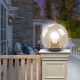 Светильник садово-парковый ЭРА НТУ 01-60-203 шар золотистый D200mm Е27