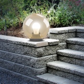 Светильник садово-парковый ЭРА НТУ 01-100-303 шар золотистый D300mm Е27