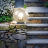 Светильник садово-парковый ЭРА НТУ 01-100-303 шар золотистый D300mm Е27