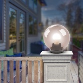 Светильник садово-парковый ЭРА НТУ 01-60-205 шар дымчатый D200mm Е27