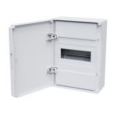 Щит навесной КЭАЗ OptiBox Pro 8-NNR-IP40 8 модулей непрозрачная белая дверца IP40 (электрический шкаф)
