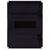 Щит навесной КЭАЗ OptiBox Pro 8-NKR-IP40 8 модулей прозрачная черная дверца IP40 (электрический шкаф)