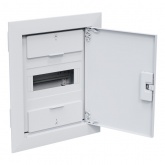 Щит встраиваемый КЭАЗ OptiBox Pro 8-VNR-IP40 8 модулей непрозрачная белая дверца IP40