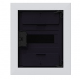 Щит встраиваемый КЭАЗ OptiBox Pro 8-VKR-IP40 8 модулей прозрачная черная дверца IP40