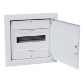 Щит встраиваемый КЭАЗ OptiBox Pro 12-VNR-IP40 12 модулей непрозрачная белая дверца IP40