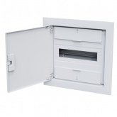 Щит встраиваемый КЭАЗ OptiBox Pro 12-VNR-IP40 12 модулей непрозрачная белая дверца IP40