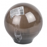 Светильник садово-парковый ЭРА НТУ 02-100-305 шар дымчатый призма D300mm Е27