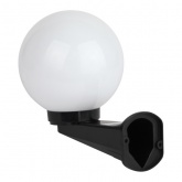 Светильник садово-парковый ЭРА НБУ 01-60-201 шар опал с настенным крепежом D200mm Е27