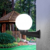 Светильник садово-парковый ЭРА НБУ 01-60-201 шар опал с настенным крепежом D200mm Е27