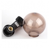 Светильник садово-парковый ЭРА НБУ 01-60-205 шар дымчатый с настенным крепежом D200mm Е27