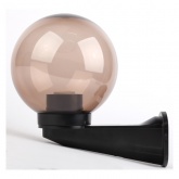 Светильник садово-парковый ЭРА НБУ 01-60-255 шар дымчатый с настенным крепежом D250mm Е27