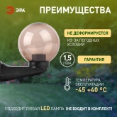 Светильник садово-парковый ЭРА НБУ 01-60-255 шар дымчатый с настенным крепежом D250mm Е27