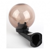 Светильник садово-парковый ЭРА НБУ 01-60-255 шар дымчатый с настенным крепежом D250mm Е27