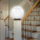 Светильник садово-парковый ЭРА НТУ 01-100-301 шар белый D300mm Е27