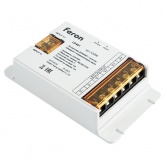 Контроллер диммер для светодиодной ленты LD481 12/24/48V белый с пультом, таймером и светомузыкой