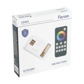 Контроллер RGB для светодиодной ленты LD483 12/24/48V с пультом, таймером и светомузыкой