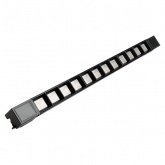 Трековый светодиодный светильник Feron AL230 LensFold 30W 4000K 2700Lm 60° черный однофазный