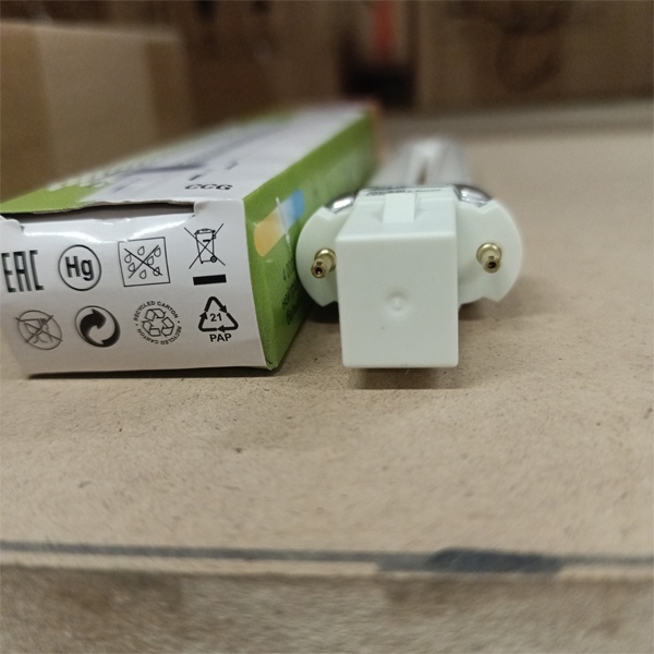 Компактная энергосберегающая лампа КЛЛ мощностью 9 Вт с цоколем G23 для светильников с ЭмПРА