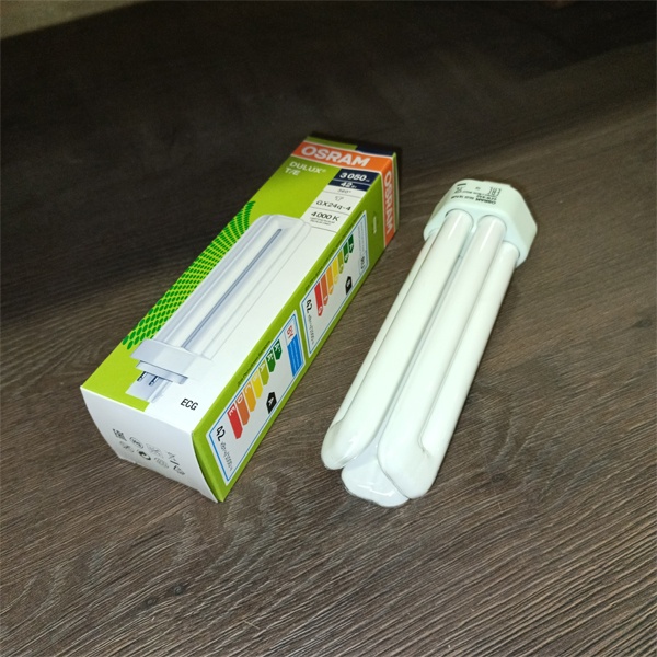 Компактная энергосберегающая лампа КЛЛ мощностью 42 Вт с цоколем GX24q-4 для электронных ПРА (ЭПРА)