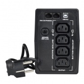 Источник бесперебойного питания ITK ELECTRA ET 600ВА/360Вт с АКБ 1х7AH USB 4хС13 LCD