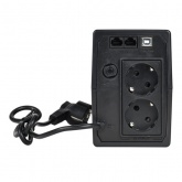 Источник бесперебойного питания ITK ELECTRA ET 600ВА/360Вт с АКБ 1х7AH USB 2хSchuko LCD