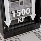 Напольный шкаф DKC IT-STI 24U 600х800 передняя дверь стекло,задняя дверь глухая серый