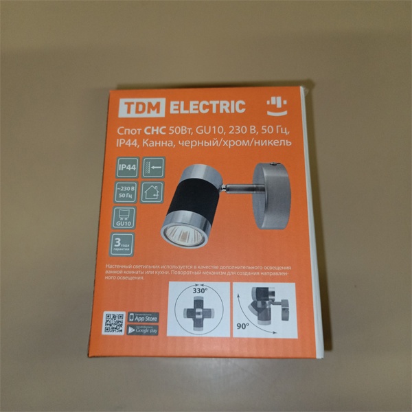 Одинарный светильник Канна ТДМ Электрик для ванных комнат