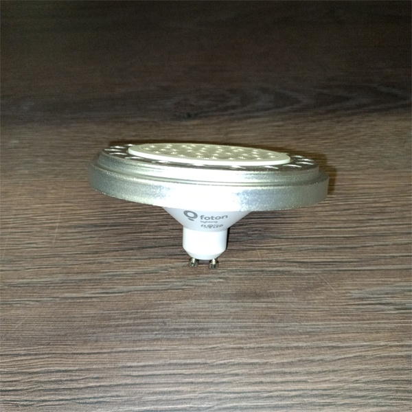 Светодиодная LED лампа Фотон для точечного светильника SPOT 111, мощностью 18 Ватт, с цоколем GU10 на 220 Вольт теплого света.