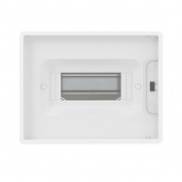 Щиток встраиваемый DKC FRAME 8 модулей с прозрачной дверцей с шиной IP40 белый