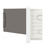 Щиток встраиваемый DKC FRAME 12 модулей с тонированной дверцей с шиной IP40 белый