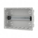 Щиток встраиваемый для полых стен DKC FRAME 12 модулей с тонированной дверцей с шиной IP40 белый