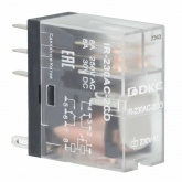 Реле миниатюрное DKC 8А 2CO AgSnO2 230В AC светодиод IP50