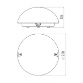 Светильник ЖКХ ЭРА НБП 06-60-001 Сириус поликарбонат ПРИЗМА под лампу 60W с цоколем Е27 205869