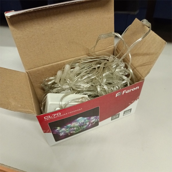 Каскадная светодиодная гирлянда 