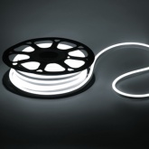 Светодиодная неоновая LED лента ЭРА N2835-120-IP67-220V-20m-6500 холодный белый длина 20м 042348