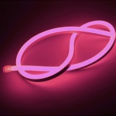 Светодиодная неоновая LED лента ЭРА N2835-120-IP67-220V-20m-P розовый длина 20м 042447