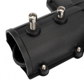 Консольный светодиодный светильник Rexant ДКУ-01 150W 5000K ШС IP65 черный d50-60mm