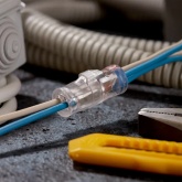 Экспресс-клемма СМК 2273-2x2R проходная разъемная 2 полюса 2х2-проводная 0,5-2,5мм2 (50 шт/уп)