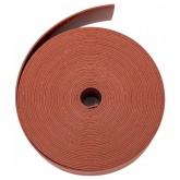 Лента термоусаживаемая КВТ с клеевым подслоем ТЛК-25-0.8-5 красная (рулон 5м)